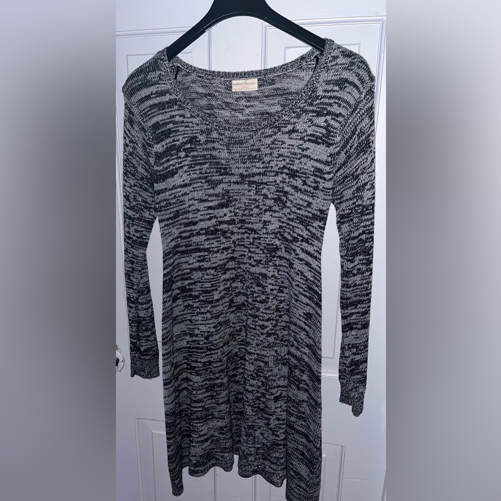 Black/White Sweater Dress